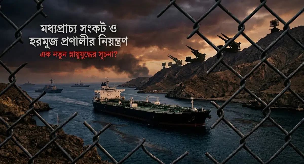 মধ্যপ্রাচ্য সংকট ও হরমুজ প্রণালীর নিয়ন্ত্রণ: এক নতুন স্নায়ুযুদ্ধের সূচনা?