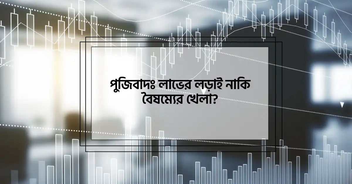 পুঁজিবাদঃ লাভের লড়াই নাকি বৈষম্যের খেলা?