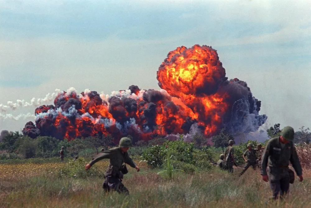 Napalm 1 Weapons of mass destruction, napalm bomb or molotove used in vietnam war by USA