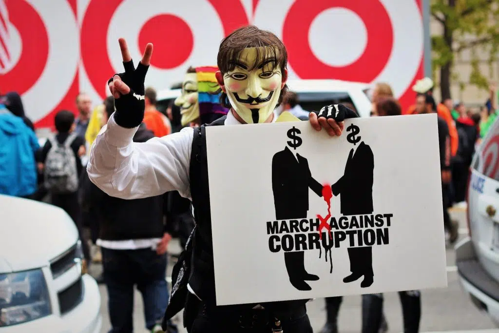 Photo Of Person Wearing Guy Fawkes Mask 1024x683 What is democracy? The principles of democracy and the nature of undemocratic states