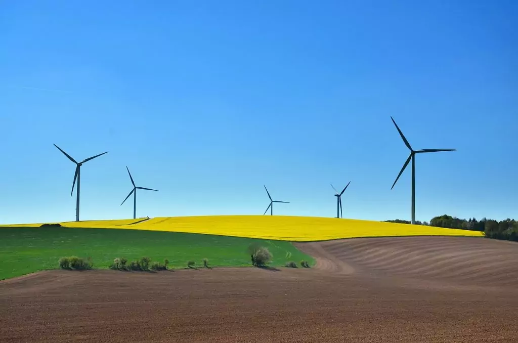 Renewable wind energy representing Sustainable Development Goals