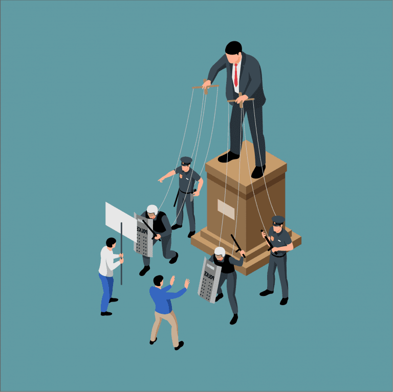 What is the Rule of Law and Why is it Important in a Democratic Society? maroonpaper.com puppet-government-concept